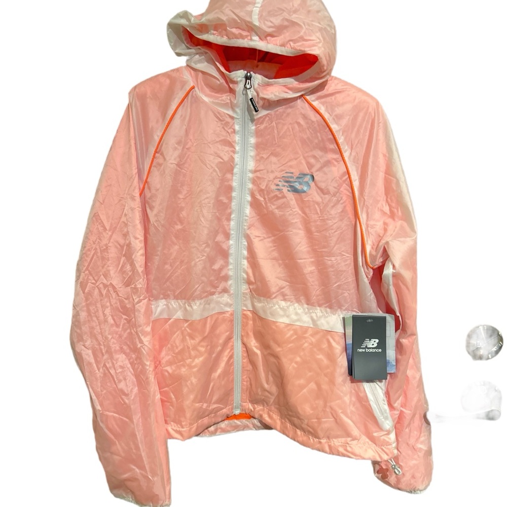 New Balance Orange and White Utility Jacket